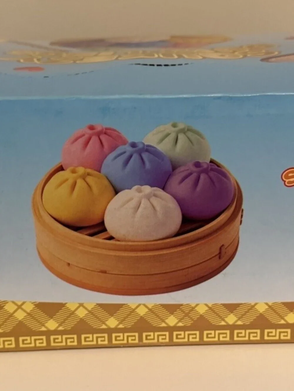 Squeezy Dumplings 12pc Full Case Mystery Squishy Sensory Fidget Steamer Toys